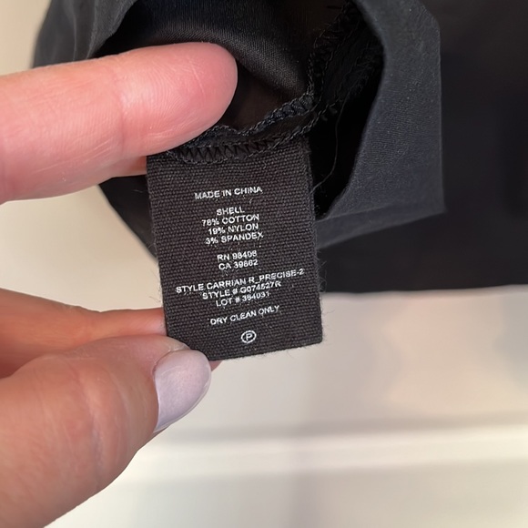 Theory Black Peplum blouse - Picture 4 of 4